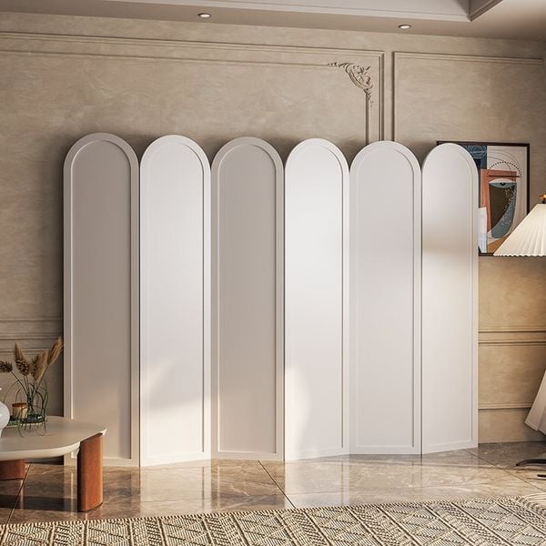 Vách Ngăn Bình Phong Kín Gỗ Nhựa PVC - Nội Thất IGA - IG415
