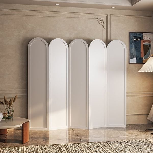 Vách Ngăn Bình Phong Kín Gỗ Nhựa PVC - Nội Thất IGA - IG415