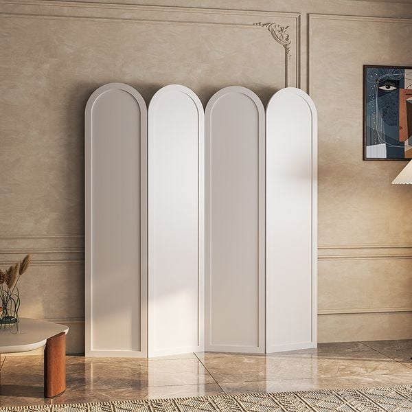 Vách Ngăn Bình Phong Kín Gỗ Nhựa PVC - Nội Thất IGA - IG415