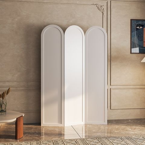 Vách Ngăn Bình Phong Kín Gỗ Nhựa PVC - Nội Thất IGA - IG415