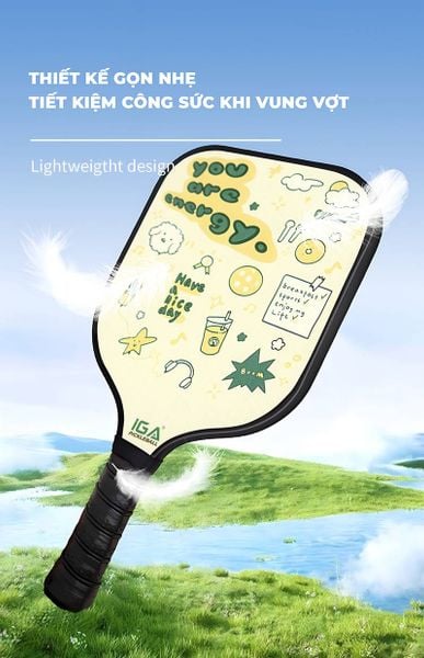 Vợt Pickleball họa tiết dễ thương - Nội thất IGA - PK01.6