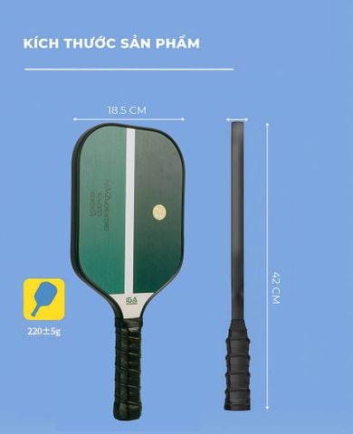 Vợt Pickleball xanh rêu - Nội thất IGA - PK01.7