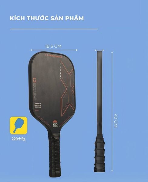 Vợt Pickleball full đen hiện tại - Nội thất IGA - PK01.8