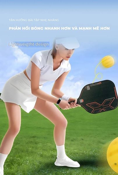 Vợt Pickleball full đen hiện tại - Nội thất IGA - PK01.8