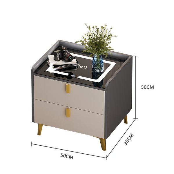 Tab Đầu Giường Tích Hợp Sạc Điện Thoại Thông Minh - Nội Thất IGA - GP268
