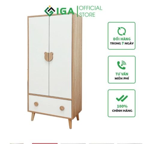 Tủ Quần Áo Nhỏ Gọn Dành Cho Trẻ Em - Nội Thất IGA - GP123