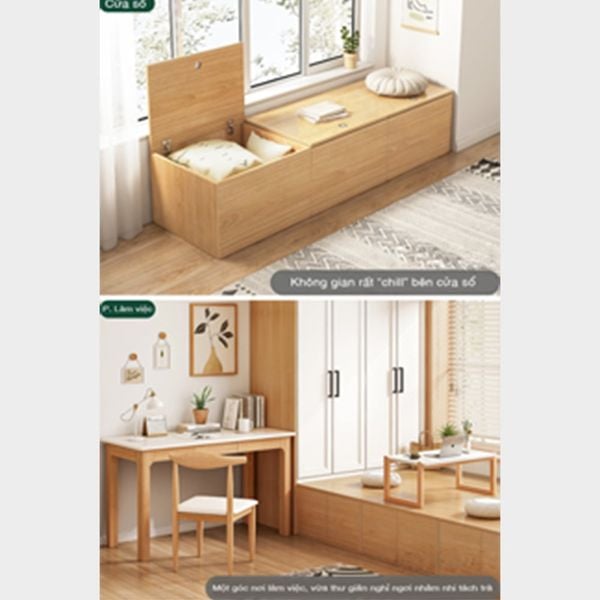 Tủ Đựng Đồ, Quần Áo Khối Lập Phương Tối Giản TATAMI - Nội Thất IGA - GP182 / GP183