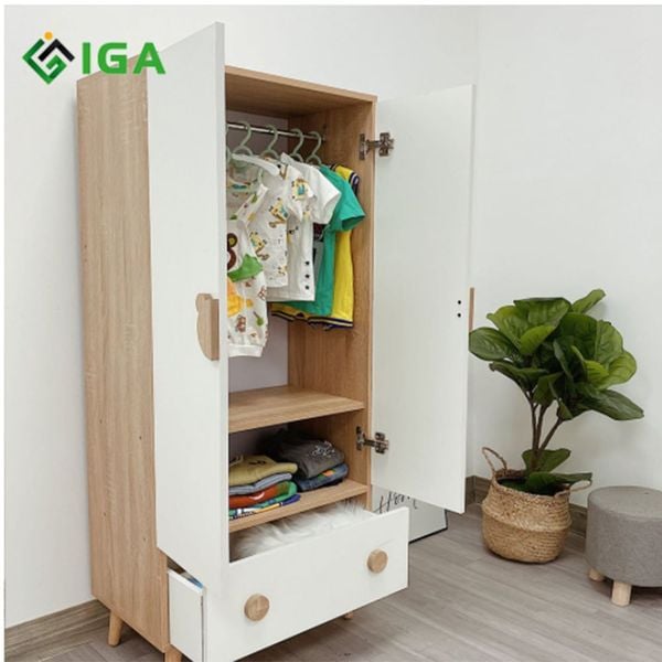 Tủ Quần Áo Nhỏ Gọn Dành Cho Trẻ Em - Nội Thất IGA - GP123