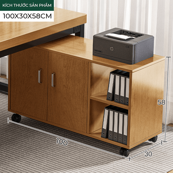 Tủ hồ sơ đa năng, có 4 hộc tủ - Nội thất IGA - GP369