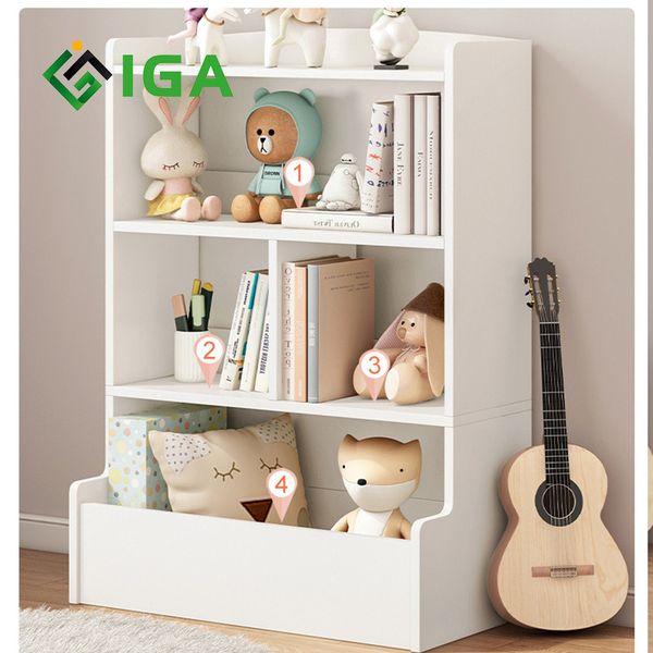 Tủ Sách Gỗ Shelf Thông Minh Nhiều Tầng Dành Cho Bé - Nội Thất IGA - GP158