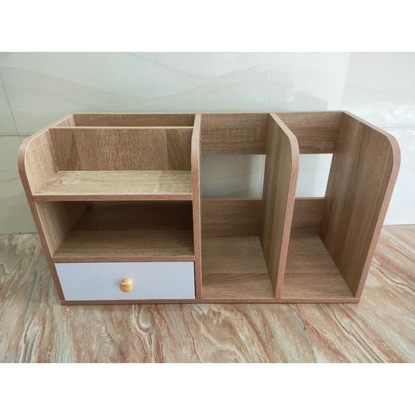 Kệ Sách Để Bàn Có Ngăn Tủ IGA - GP176