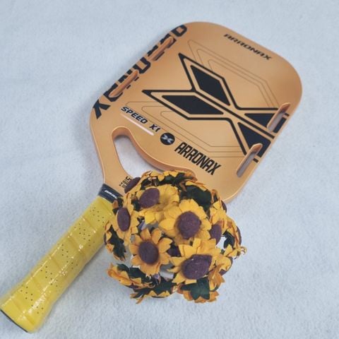 Vợt pickleball Arronax Speed X1 vàng họa tiết đen - Nội thất IGA - PK03.2
