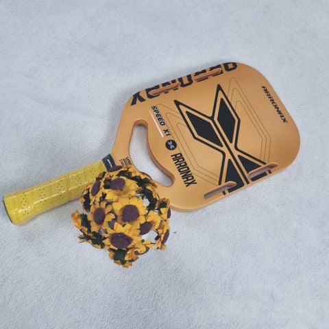 Vợt pickleball Arronax Speed X1 vàng họa tiết đen - Nội thất IGA - PK03.2