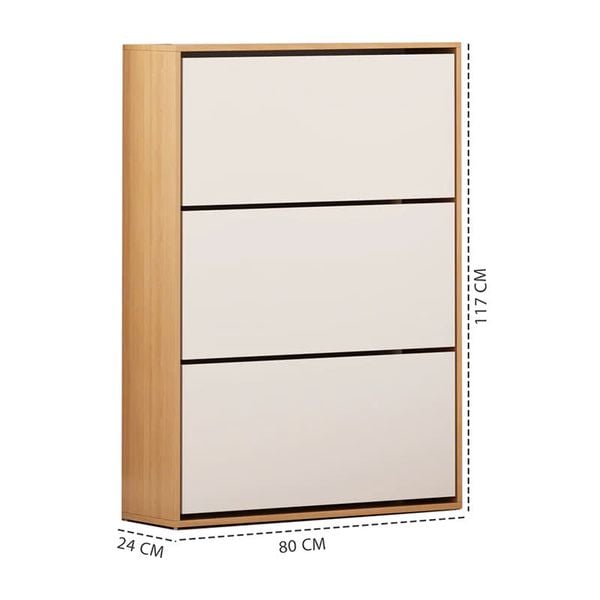 Tủ Giày Thông Minh 3 Ngăn Siêu Rộng Rãi - Nội Thất IGA - GP20