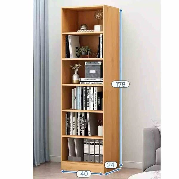 Kệ sách đa năng full trắng/full gỗ - GP397