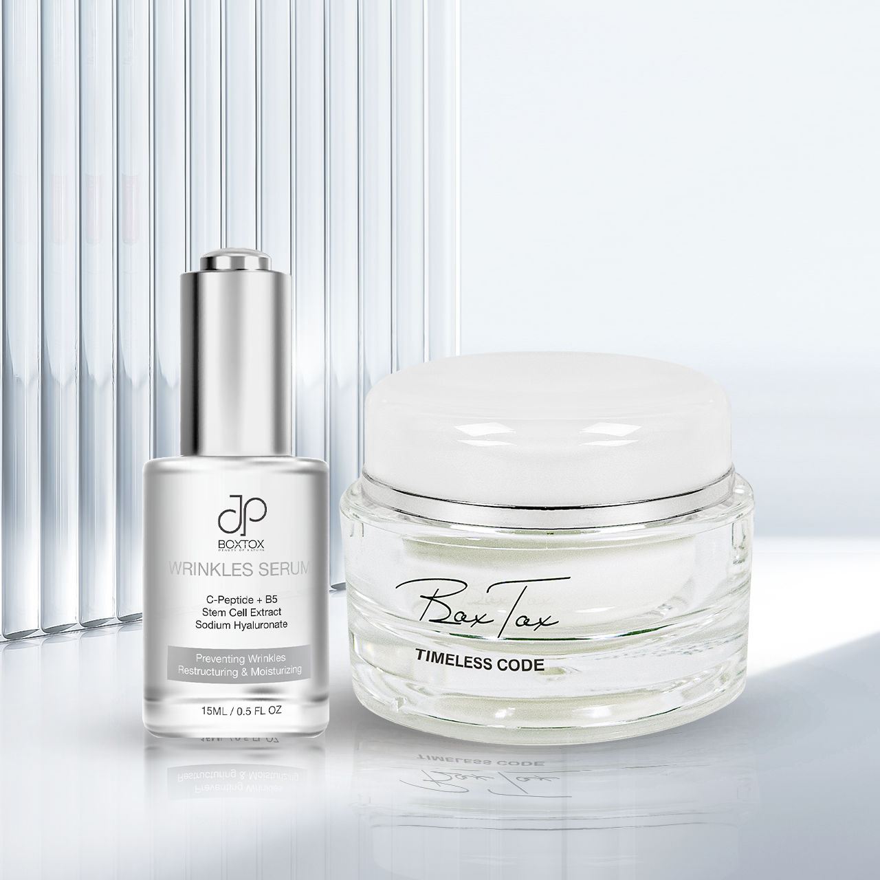  TÁI CẤU TRÚC DA CÙNG WRINKLES SERUM & TIMELESS CODE 