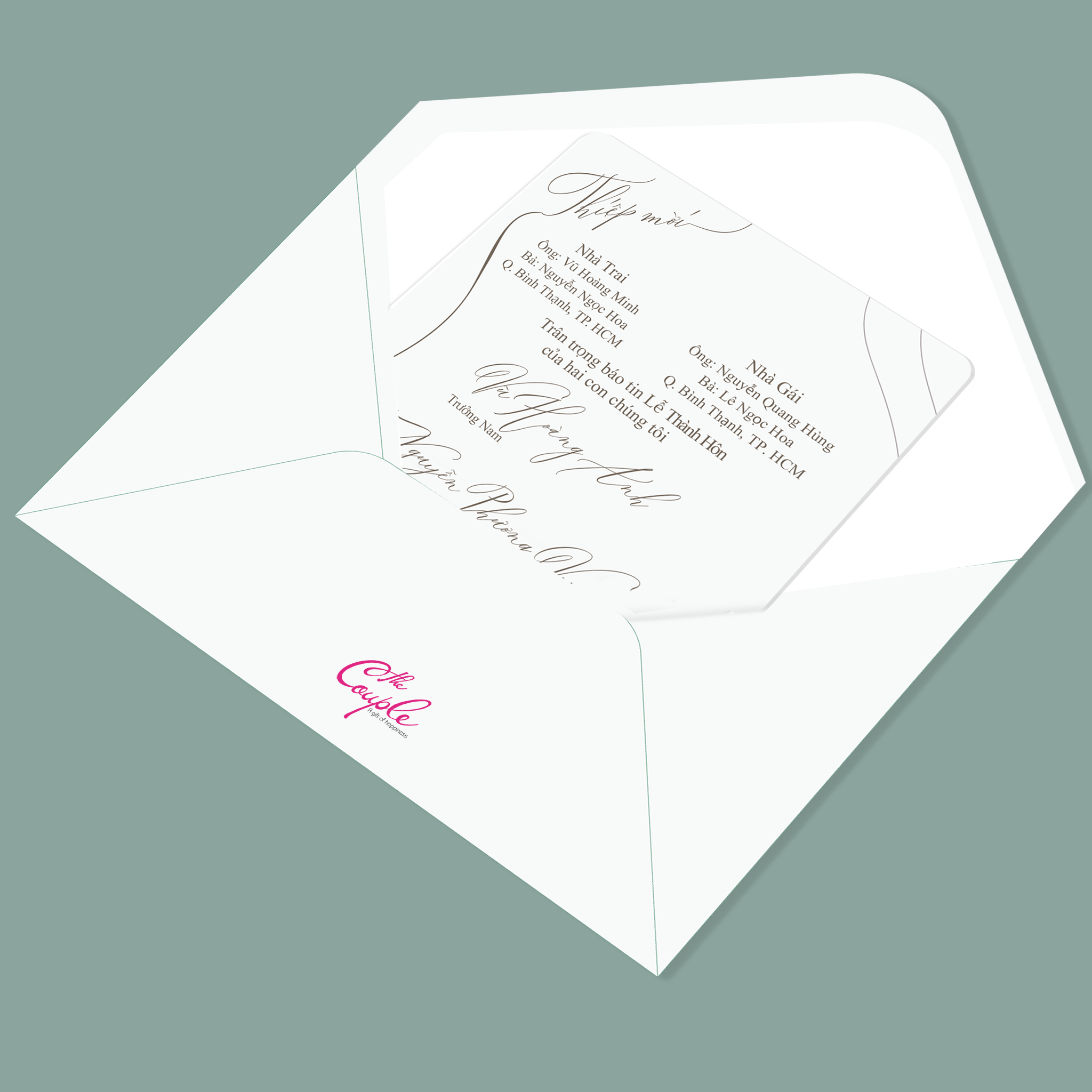  Thiệp cưới IMELA - Thiệp cưới hiện đại - Thiết kế thiệp cưới in sẵn The Couple 