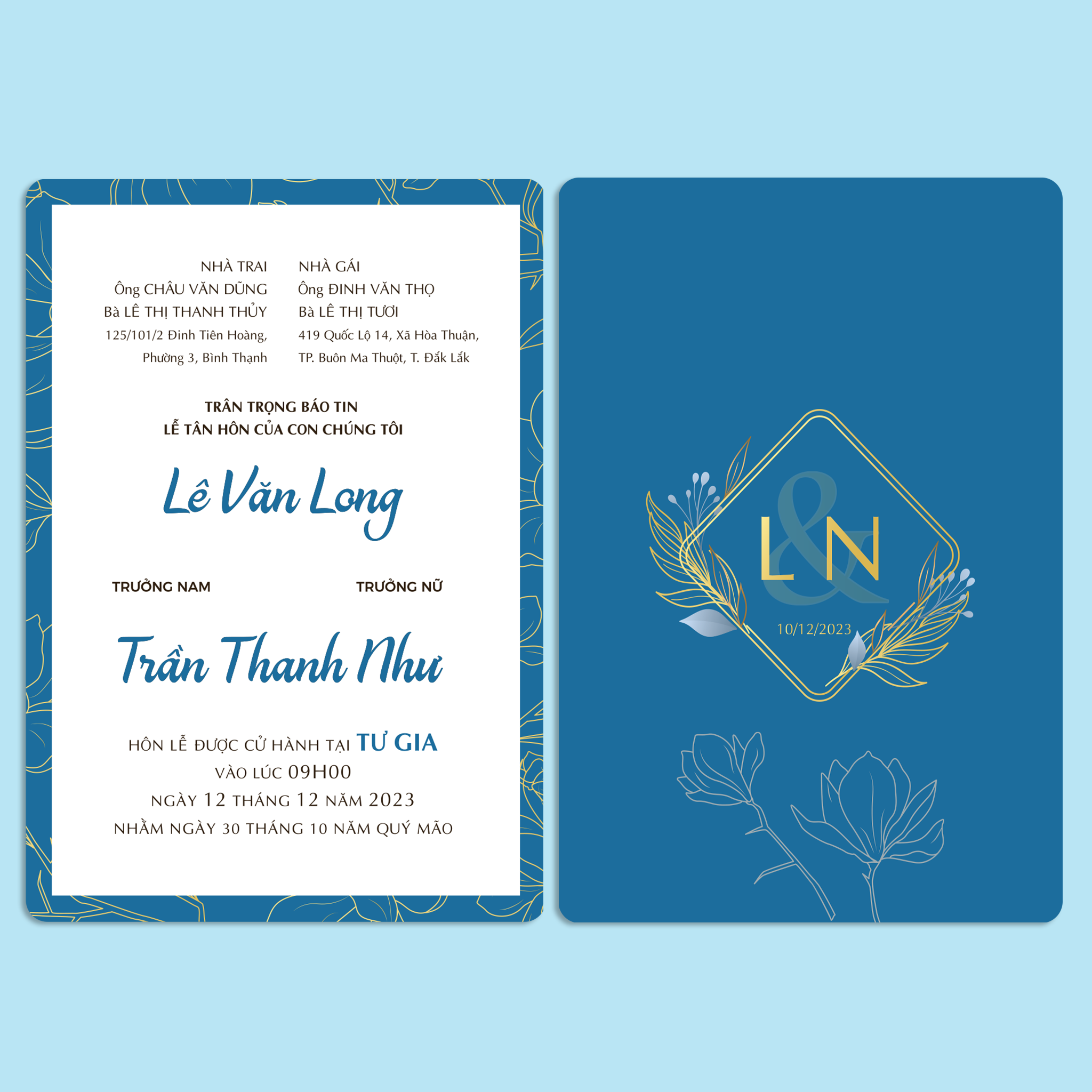 Trifold Wedding Invitation  Thiệp Cưới Hiện Đại  Thiệp Cưới Giá Rẻ  Thiệp  Cưới Cao Cấp