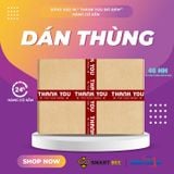  Băng Keo In Thank You [48MMx72M] Màu nền Đỏ Đậm & Chữ Trắng Sữa , Dán Thùng 48TYxNMCT 