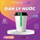  Băng keo in Thank You 12MM Nền Xanh Lá Chữ Trắng 