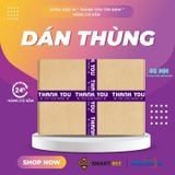  Băng Keo In Thank You [48MMx72M] Màu nền Tím Đậm & Chữ Trắng Sữa 