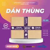  Băng Keo In Mẫu in Sẵn Quay VIDEO Trước Khi Mở Hàng 48mmx72m Tím Đậm - Trắng Sữa 