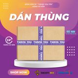  Băng Keo In Thank You [48MMx72M] Màu Nền Tím & Chữ Trắng Sữa , Dán Thùng 48TYxNMCT 