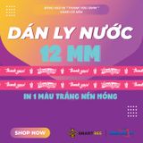  Băng Keo In Thank You [12MMx72M] Màu nền Hồng & Chữ Trắng Sữa 12TYxNMCT 