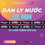  Băng keo in Thank You [12MMx72M] - Nền Đen & Chữ Trắng Sữa 12TYxNMCT 