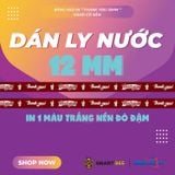  Băng keo in Thank You [12MMx72M] Nền Đỏ Đậm & Chữ Trắng Sữa 12TYxNMCT 