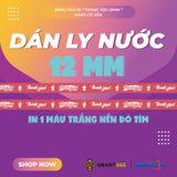  Băng keo in Thank You [12MMx72M] Nền Đỏ Tím & Chữ Trắng Sữa 12TYxNMCT 