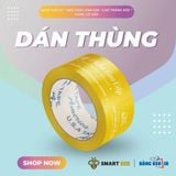  Băng Keo In Mỹ Phẩm Cao Cấp 48mm x 72m - Nền Màu Chữ Trắng Sữa 