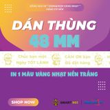  Băng Keo In 'Hàng Dễ Vỡ-Doreamon' [48MMx72M] Vàng Nhạt & Trắng Sữa - Sự Linh Hoạt Cho Ngành Mỹ Phẩm! 