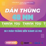  Băng Keo In Thank You [48MMx72M] Xanh Lá Mạ-Trắng Sữa: Lựa Chọn Độc Đáo Cho Ngành Mỹ Phẩm 