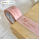  BĂNG KEO IN MÀU HỒNG & ĐEN [48MM x 72M] - CẶP MÀU THU HÚT KHÁCH HÀNG NGÀNH NƯỚC HOA 