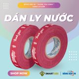  Băng keo in Thank You [12MMx72M] Nền Đỏ Tím & Chữ Trắng Sữa 12TYxNMCT 