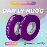 Băng keo in Thank You [12MMx72M] Nền Tím & Chữ Trắng Sữa 12TYxNMCT 
