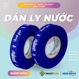  Băng keo in Thank You 12MM Nền Xanh Dương Chữ Trắng 
