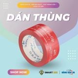  Băng Keo In Mỹ Phẩm Cao Cấp 48mm x 72m - Nền Màu Chữ Trắng Sữa 