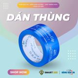 Băng Keo In Mỹ Phẩm Cao Cấp 48mm x 72m - Nền Màu Chữ Trắng Sữa 