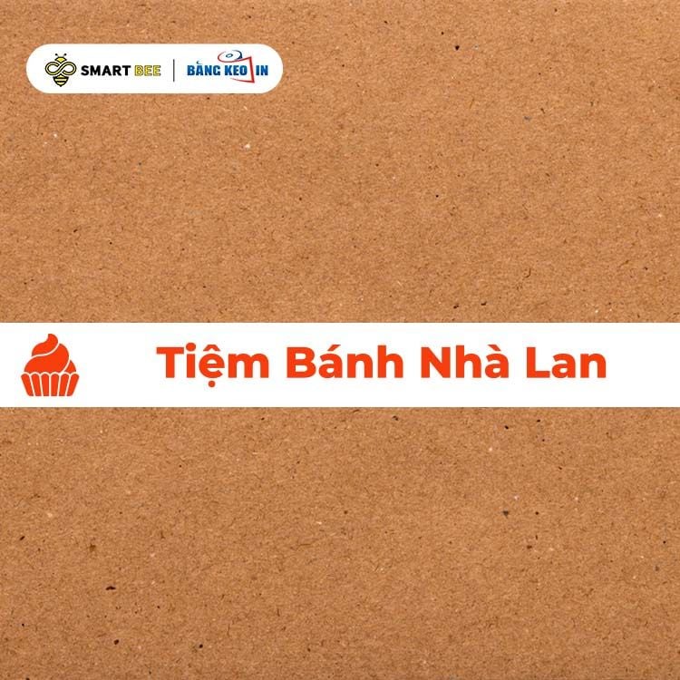  Băng Keo In 1 Màu Theo Yêu Cầu [12MMx72M] Nền Trắng Sữa & Màu In Cam Đỏ Dán Ly, Dán Hộp 12NTCM 