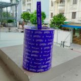  Băng keo in Thank You 12MM Nền Xanh Dương Chữ Trắng 