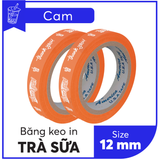  BĂNG KEO IN SẴN MẪU THANK YOU DÁN LY TRÀ SỮA 12MM | 6 MÀU 