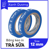  BĂNG KEO IN SẴN MẪU THANK YOU DÁN LY TRÀ SỮA 12MM | 6 MÀU 