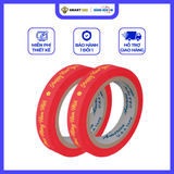  BĂNG KEO IN SẴN MẪU CHÚC MỪNG NĂM MỚI 15MM | ĐỎ VÀNG 