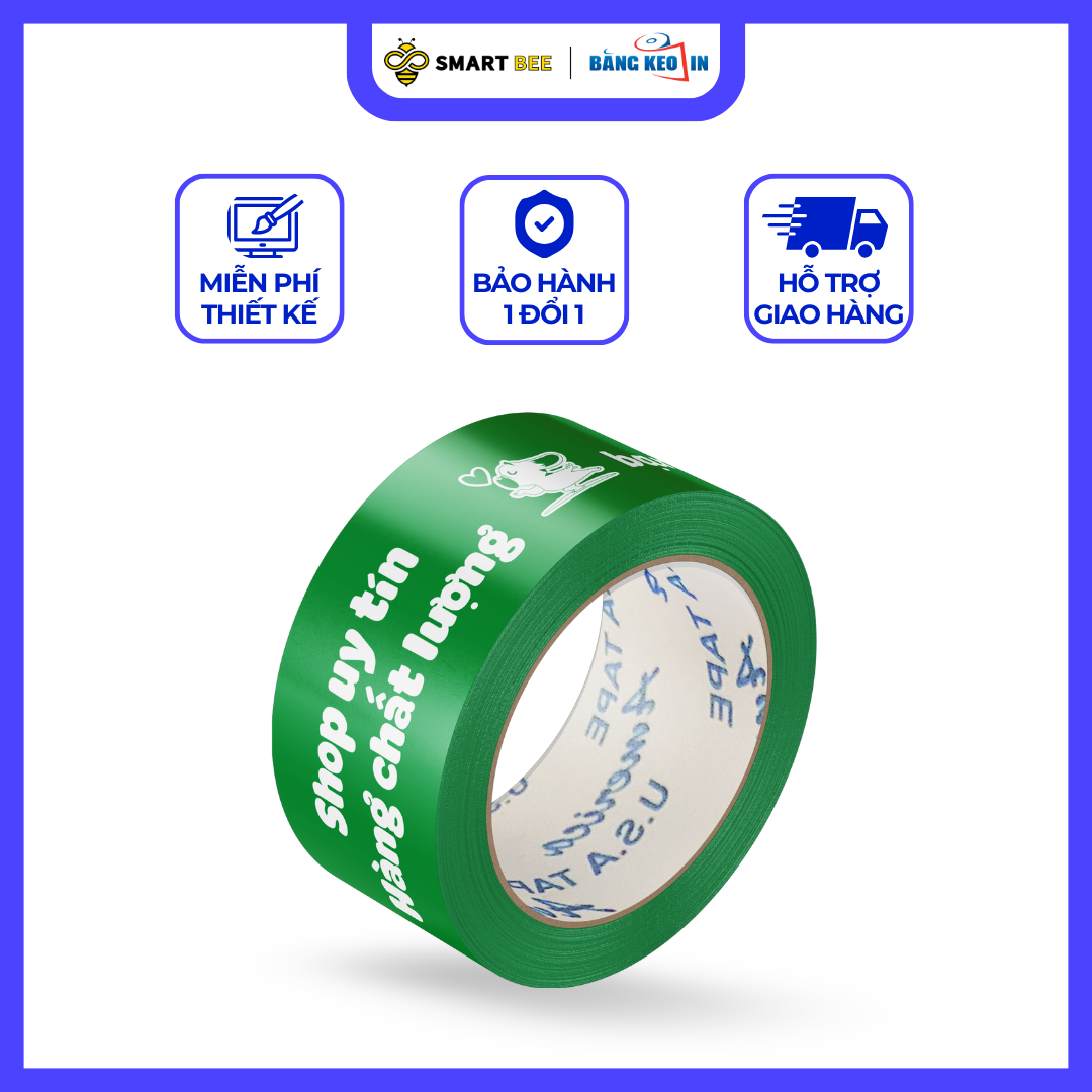  BĂNG KEO IN SẴN SHOP UY TÍN | HÀNG CHẤT LƯỢNG 48MM 