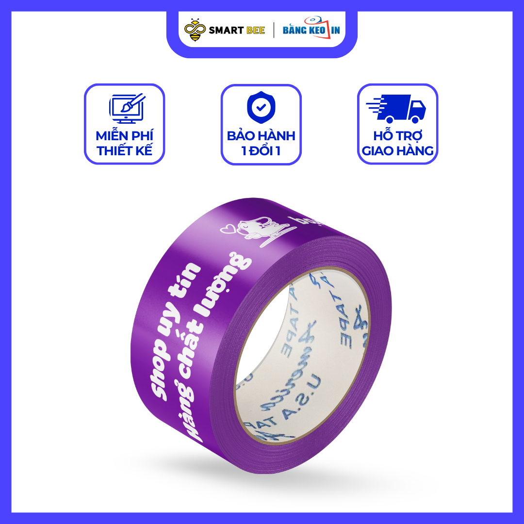  BĂNG KEO IN SẴN SHOP UY TÍN | HÀNG CHẤT LƯỢNG 48MM 