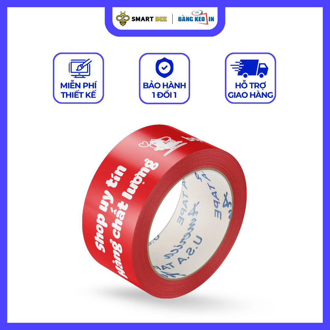  BĂNG KEO IN SẴN SHOP UY TÍN | HÀNG CHẤT LƯỢNG 48MM 
