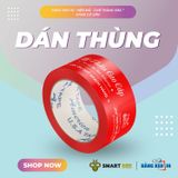  Băng Keo In Mỹ Phẩm Cao Cấp [48MMx72M] Nền Đỏ & Chữ Trắng Sữa MPCCxNMCT 