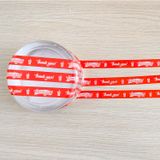  Băng Keo In Thank You 12MM Nền Đỏ Chữ Trắng 